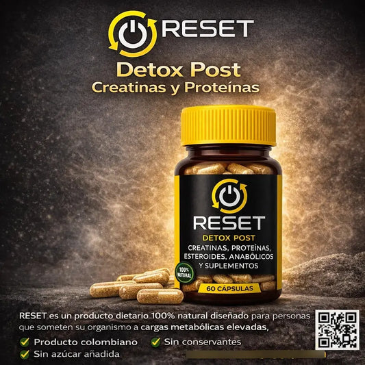 Reset Detox Post Proteínas, Creatinas Y Suplementos Por 60 C