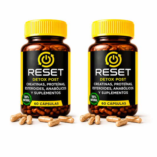 Reset Detox Post Proteínas, Creatinas Y Suplementos Por 120 C