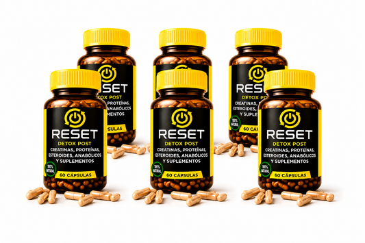 Reset Detox Post Proteínas, Creatinas Y Suplementos Por 480 c