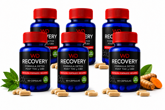 Wd Recovery Detox Thc Y/o Cbd Por 360 Cápsulas 100% Natural