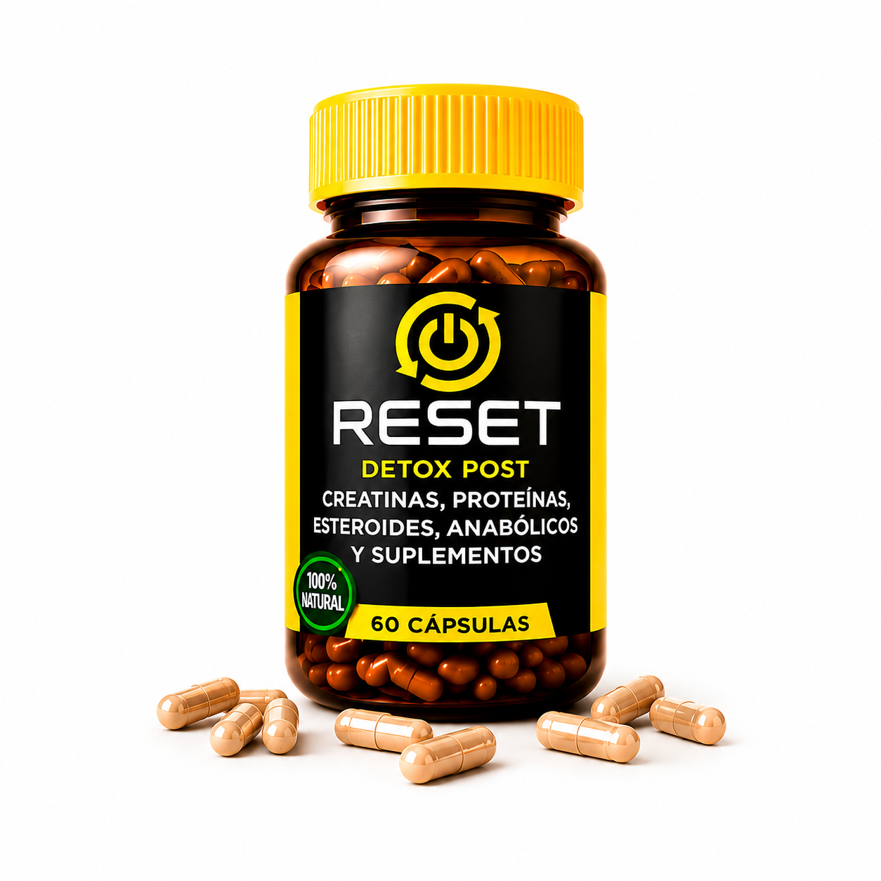 Reset Detox Post Proteínas, Creatinas Y Suplementos Por 60 C