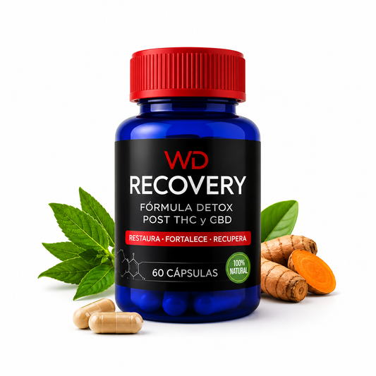 Wd Recovery Detox Thc Y/o Cbd Por 60 Cápsulas 100% Natural